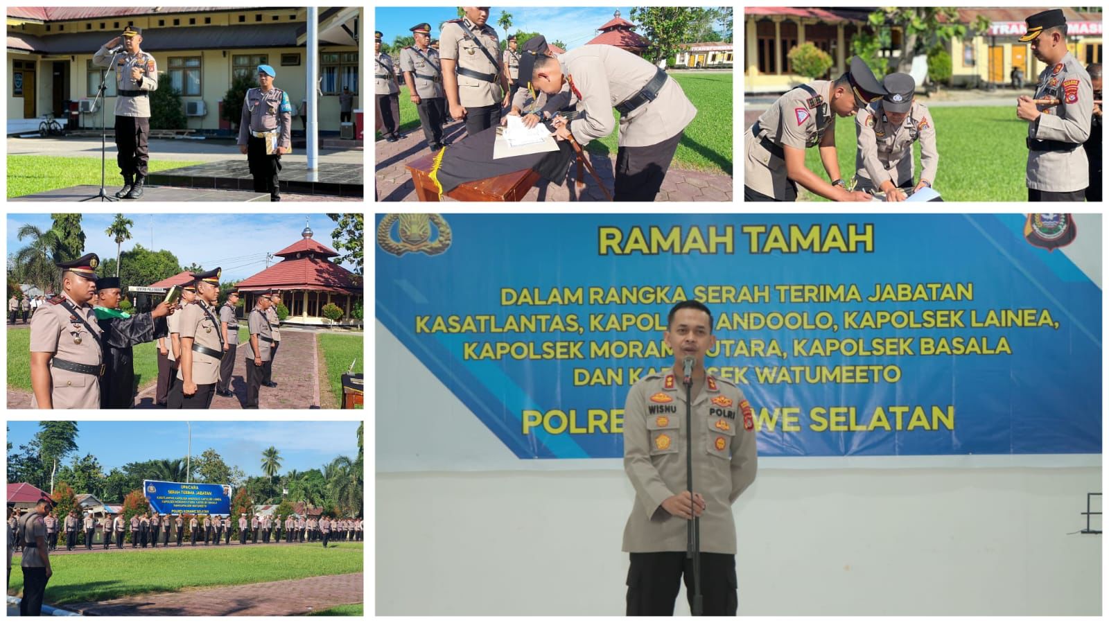 Kasat Lantas Polres Konsel dan 5 Kapolsek Berganti, Ini Daftarnya