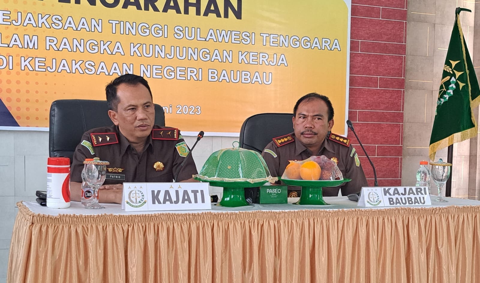 Kunker di Kejari Baubau, Ini Pesan Kajati Sultra