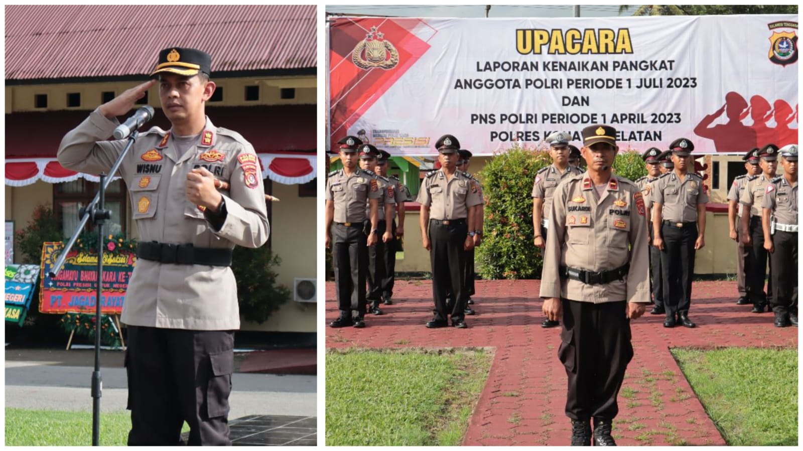 31 Personel Naik Pangkat, Kapolres Konsel: Syukuri dengan Meingkatkan Kinerja pada Institusi Polri