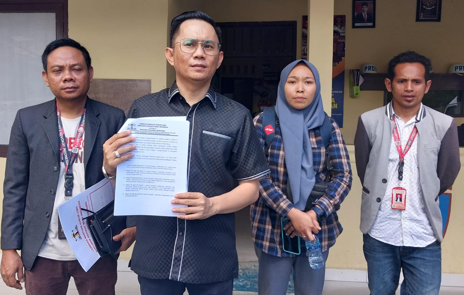 HAMI Sultra Resmi Laporkan Oknum Penyidik Polres Muna ke Propam Polda