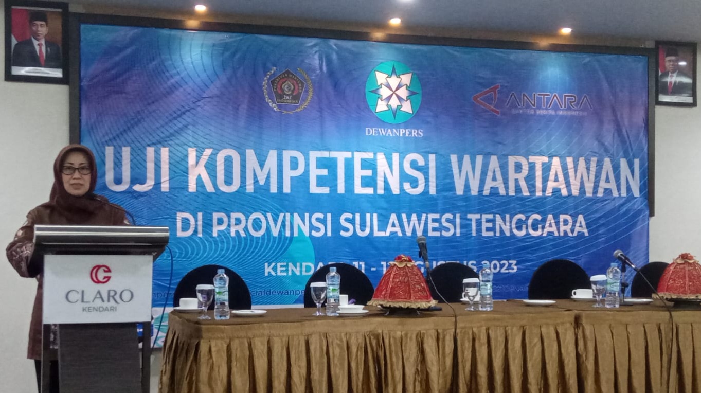 Buka Uji Kompetensi Wartawan di Kendari, Ninik Rahayu: Jaga Martabat Profesi