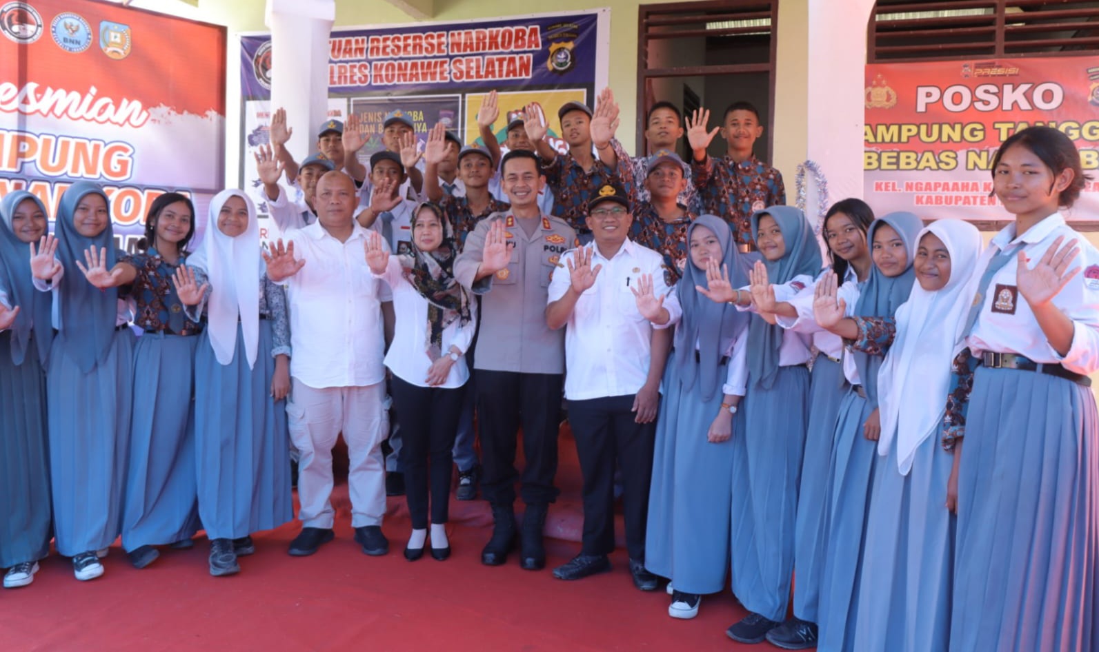 Kampung Tangguh Bebas Narkoba di Konawe Selatan Diresmikan