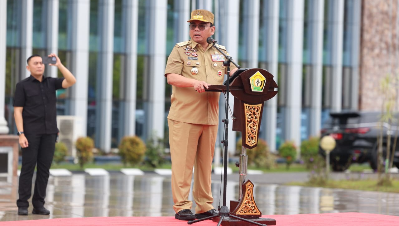 Pimpin Apel Gabungan Perdana, Ini Penekanan Pj Gubernur Andap Budhi Revianto