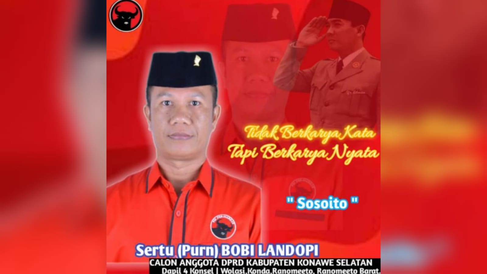 Pilcaleg 2024, Bobi Landopi Optimis Amankan Kursi DPRD Konawe Selatan