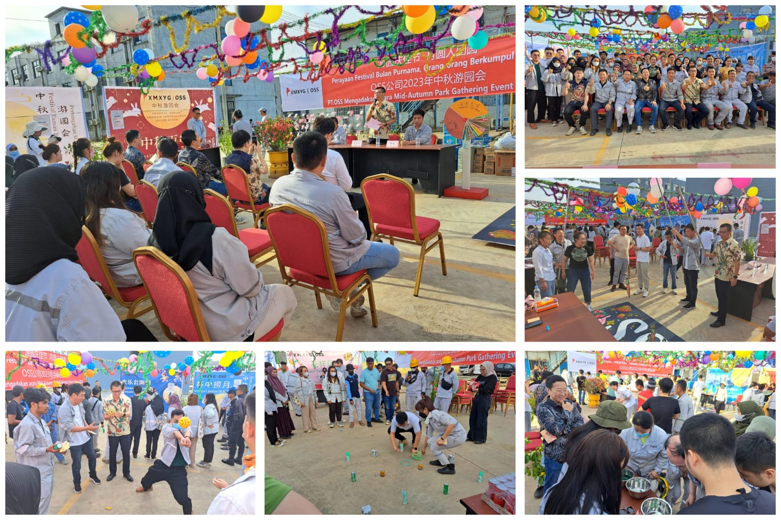 Pererat Persahabatan Karyawan, PT OSS Gelar Festival Mid-Autumn Park Gathering Event 2023