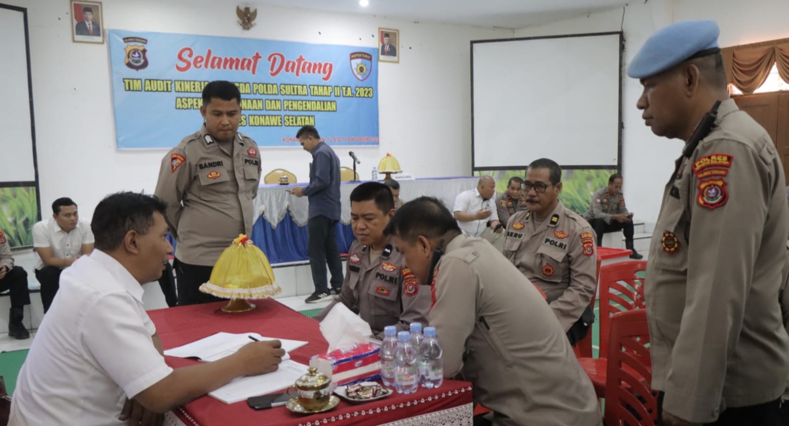 Itwasda Polda Sulawesi Tenggara Laksanakan Audit Kinerja Menyeluruh di Polres Konawe Selatan