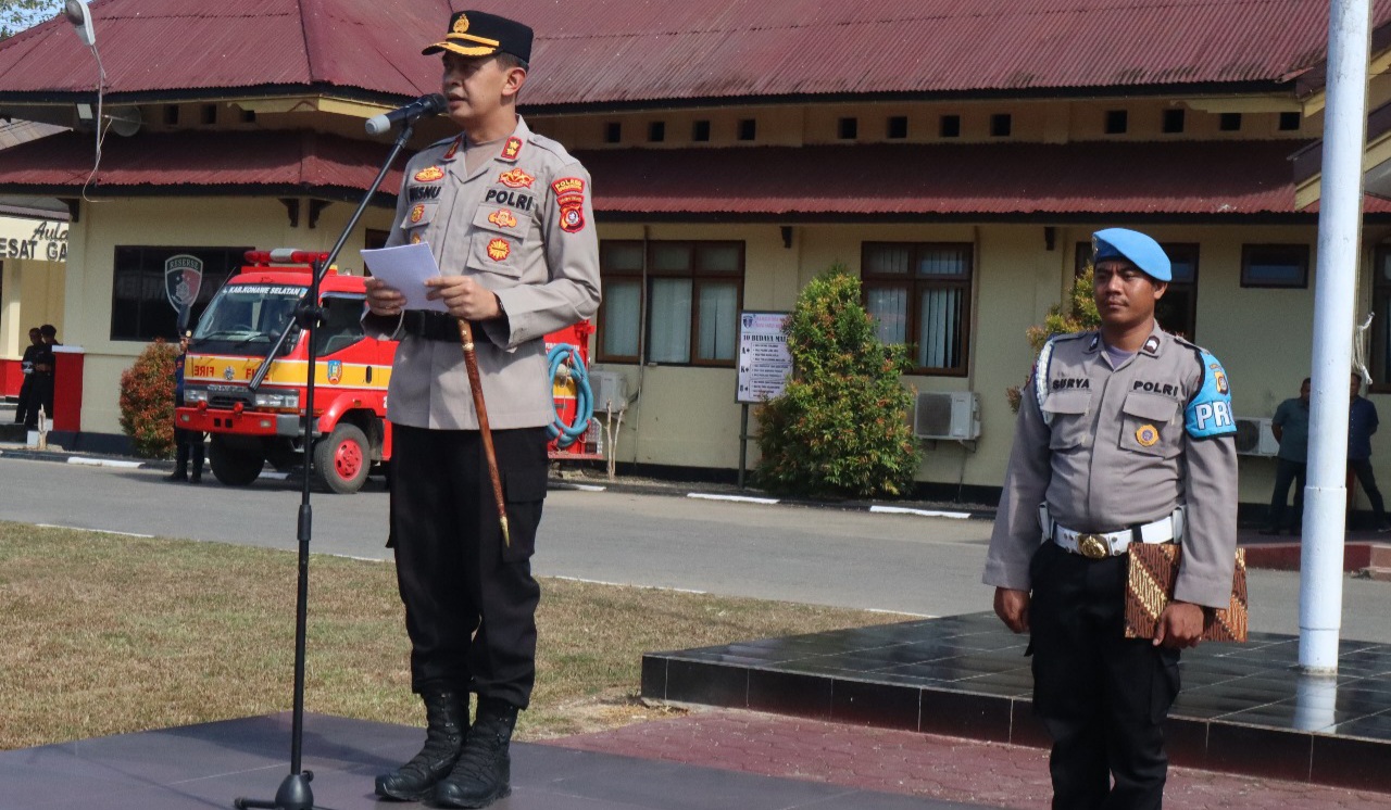 Pimpin Apel Operasi Mantab Brata 2023-2024, Kapolres Konawe Selatan Sampaikan Penekanan Kapolri