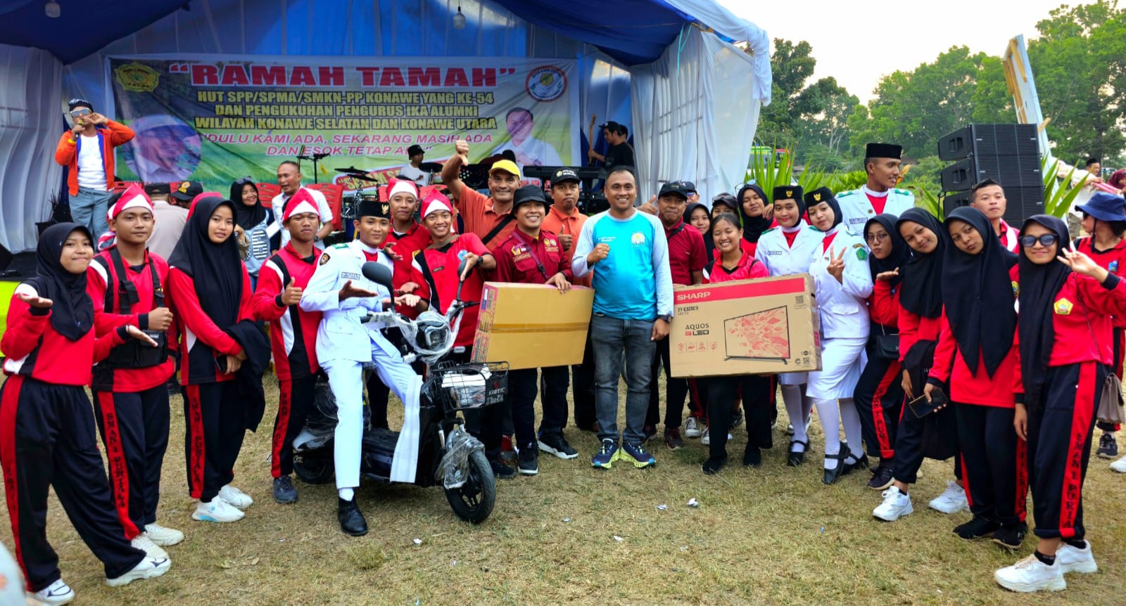 HUT ke-54 SPP/SPMAN Konawe Gelar Sejumlah Lomba, Armal: Ajang Silaturahmi Seluruh Alumni