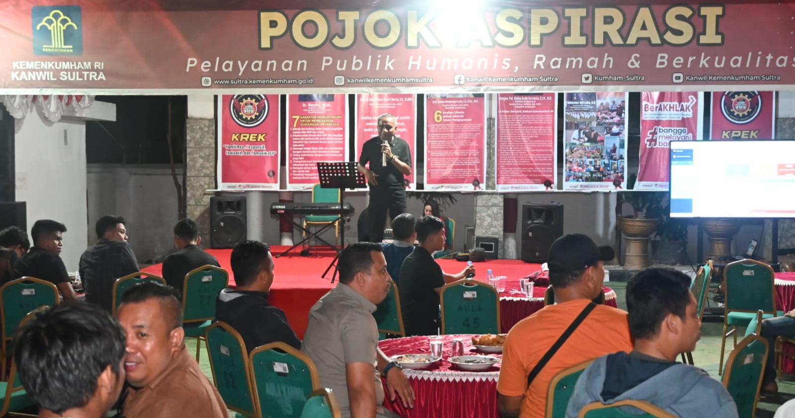 Kakanwil Kemenkumham Sultra Pererat Silahturahmi dengan Insan Pers di Pojok Aspirasi