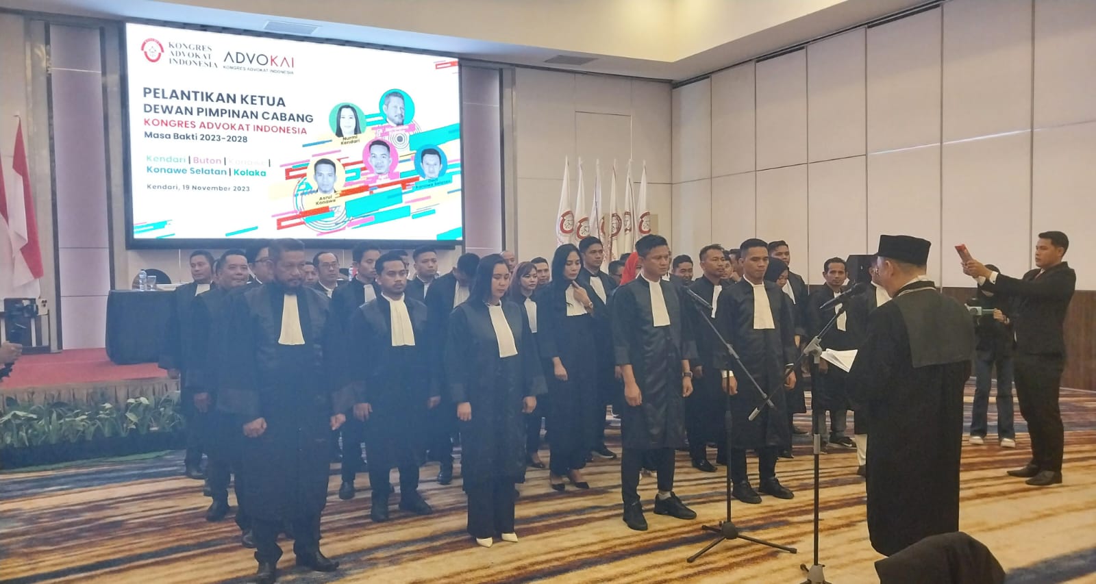 Lantik Pengurus Lima DPC, Andri Darmawan: KAI Sultra Semakin Solid