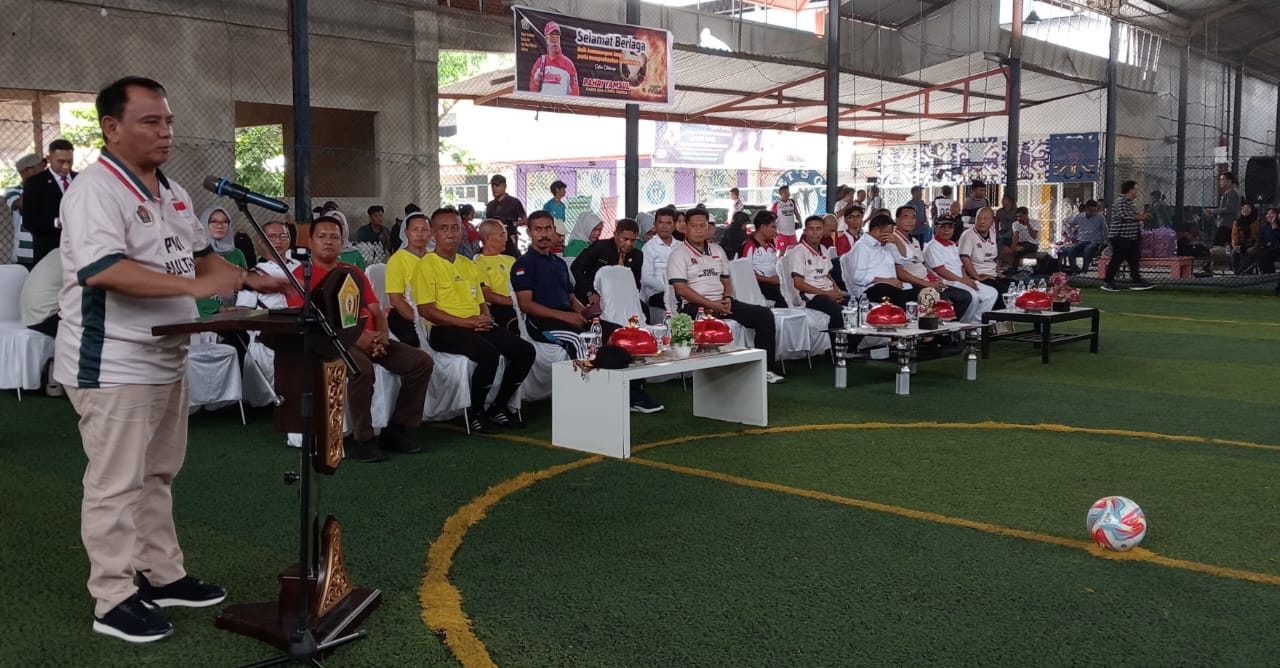 Buka Turnamen Futsal PWI Sultra Cup I, Ini Pesan Pj Gubernur Andap