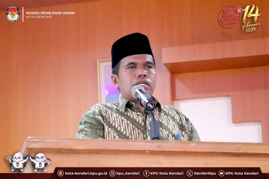 KPU Kendari Imbau, Tim Caleg dan Capres Cawapres Patuhi Aturan Kampanye