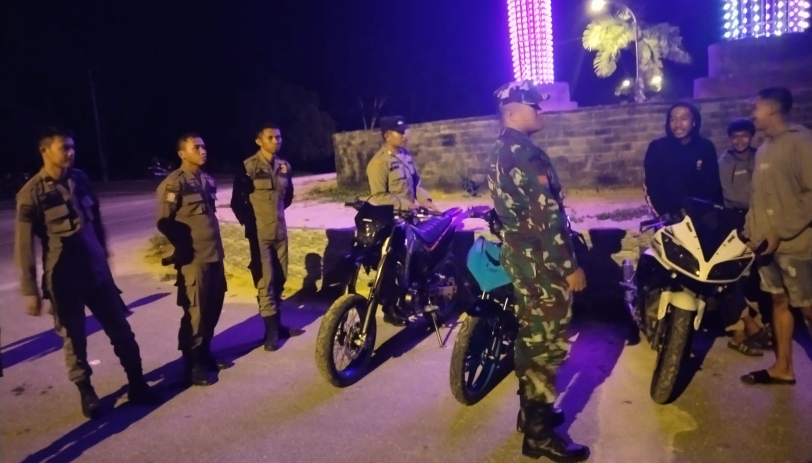 Patroli Tiga Pilar Jelang Pemilu 2024, Polres Konawe Selatan Amankan Lima Motor Tanpa TNKB