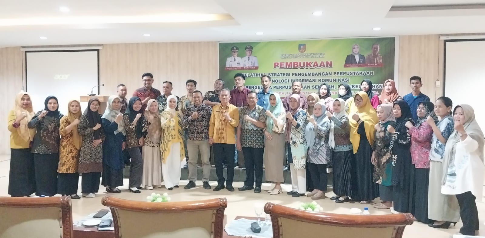 Diikuti 50 Peserta, Dinas Perpustakan Konawe Selatan Gelar Pelatihan Pengembangan Perpustakaan Teknologi Informasi