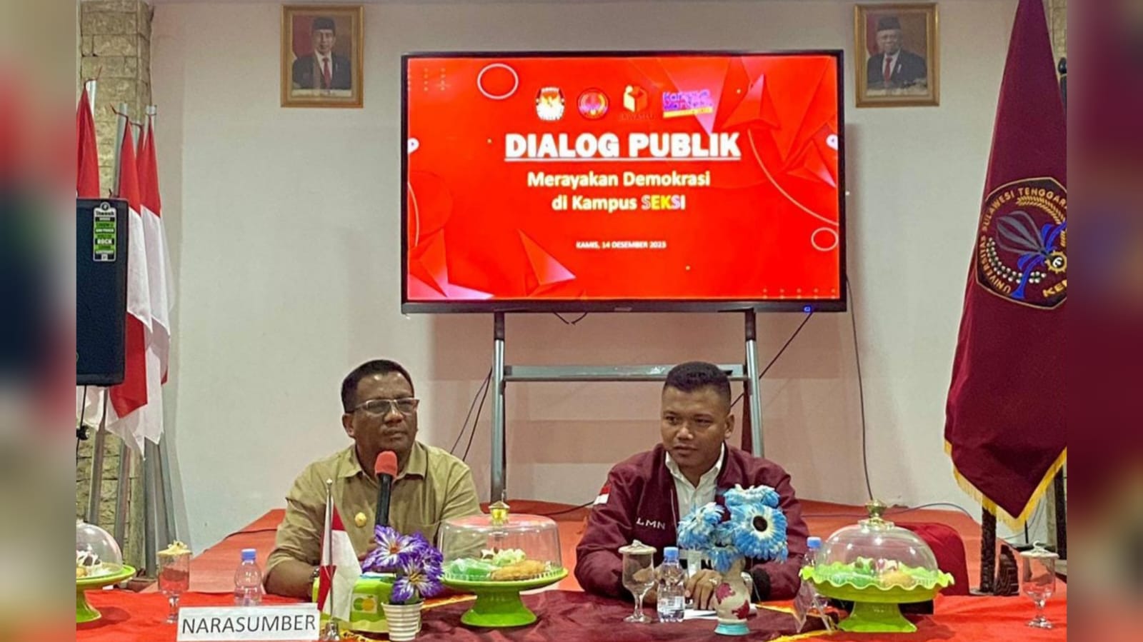 Dialog Demokrasi di Wilayah Kampus, Pusakko Unsultra Hadirkan KPU, Bawaslu dan Akademisi Pemilu