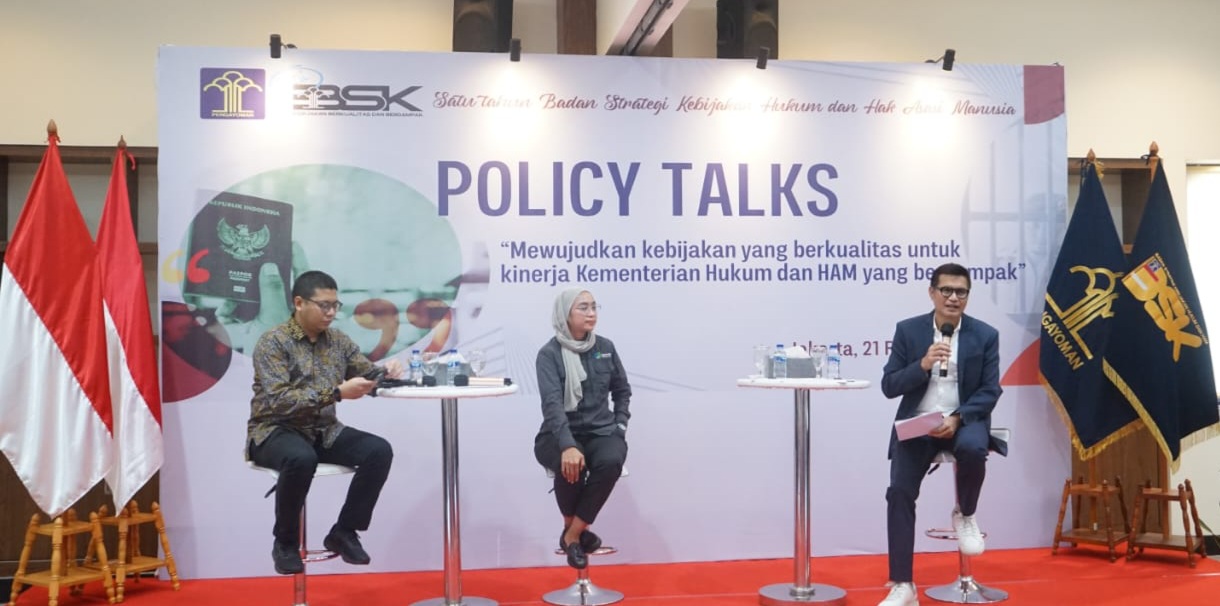 Wujudkan Kebijakan Kemenkumham yang Berkualitas, BSK Kumham Gelar Policy Talks