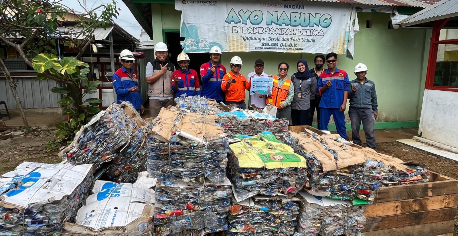 Peringati HPSN 2024, PT Vale Donasi 2.000 Kg Sampah Terpilah ke Bank Sampah