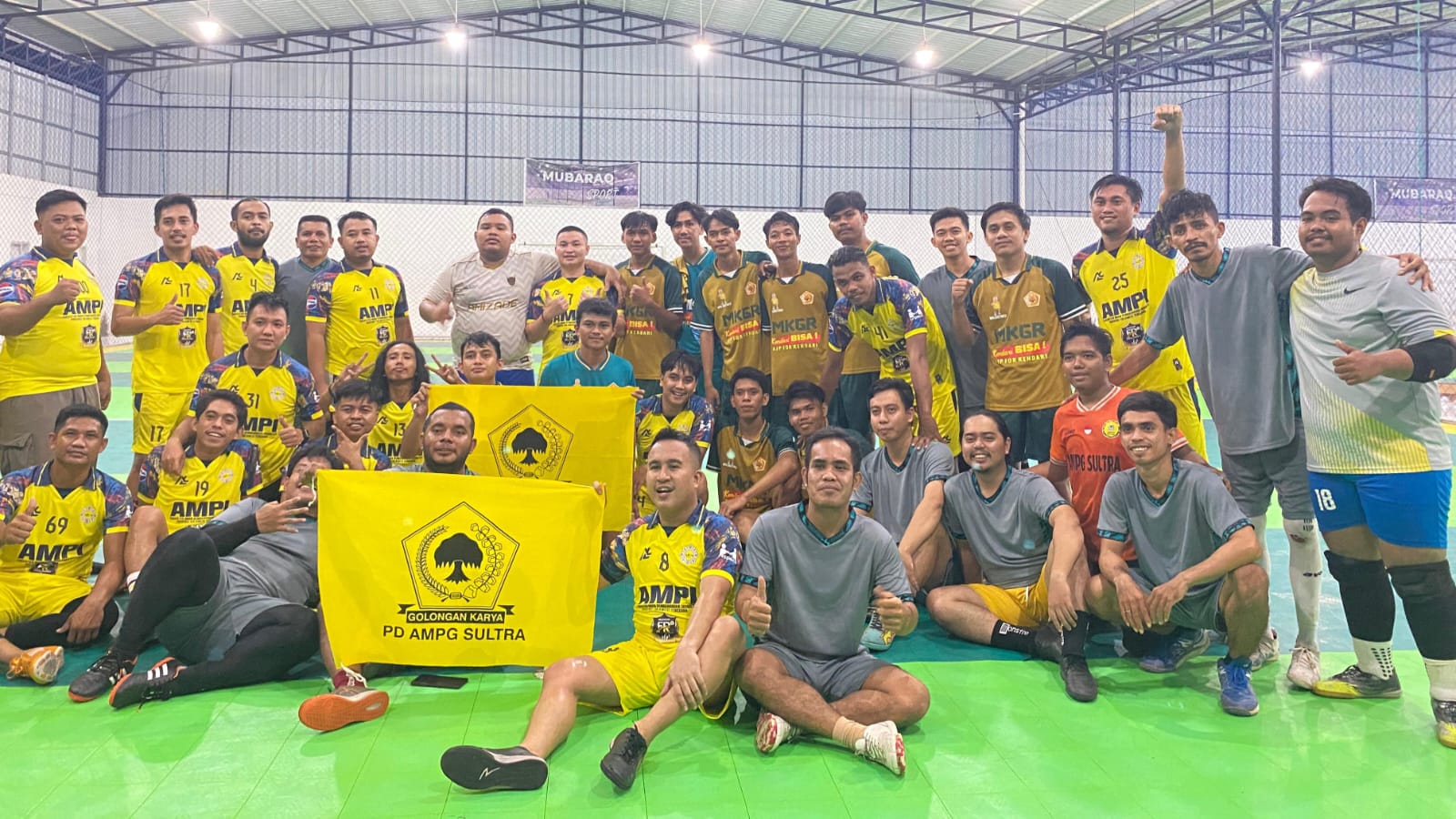 AMPI, AMPG dan MKGR Merajut Silaturahmi Lewat Pertandingan Futsal