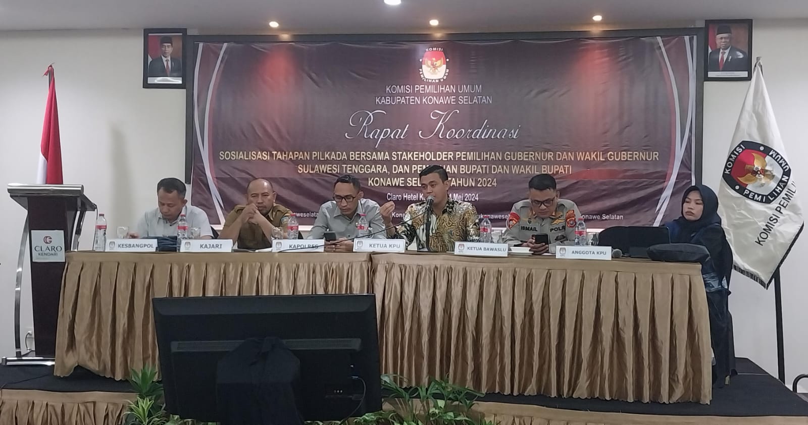 KPU Konawe Selatan Sosialisasikan Tahapan Pilkada 2024 Bersama Stakeholder