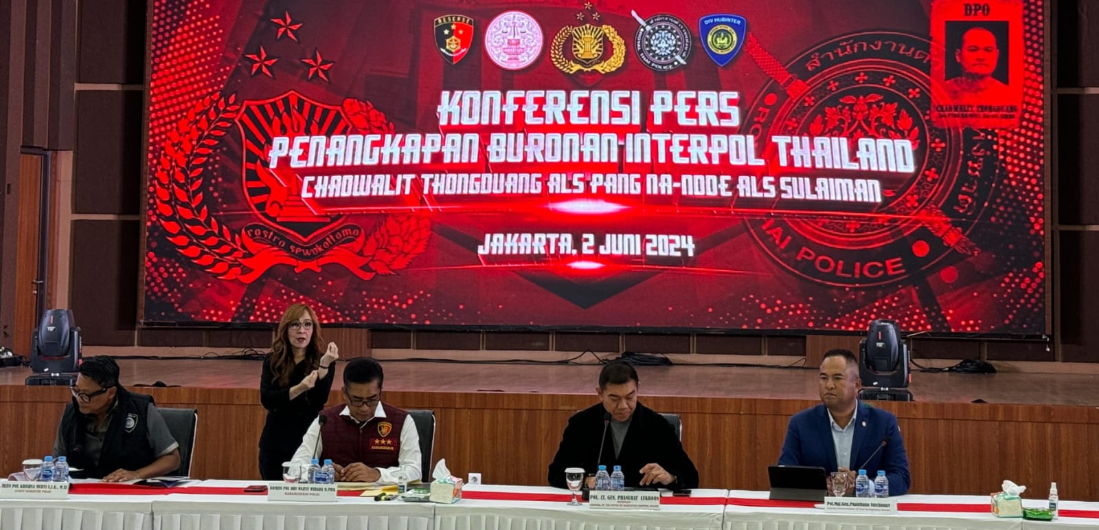 Polri Tangkap Buronan Thailand Tongduang Chaowalit di Bali