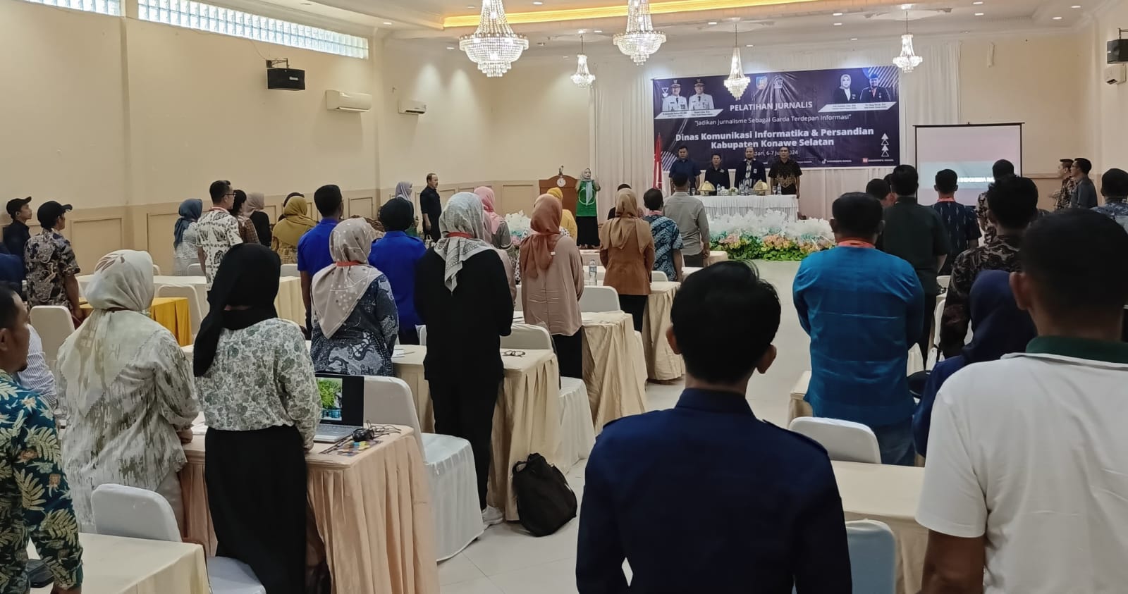 Gelar Pelatihan Jurnalis, Kadis Kominfo Konawe Selatan: Untuk Memberikan Informasi yang Transparan dan Mudah Diakses Publik