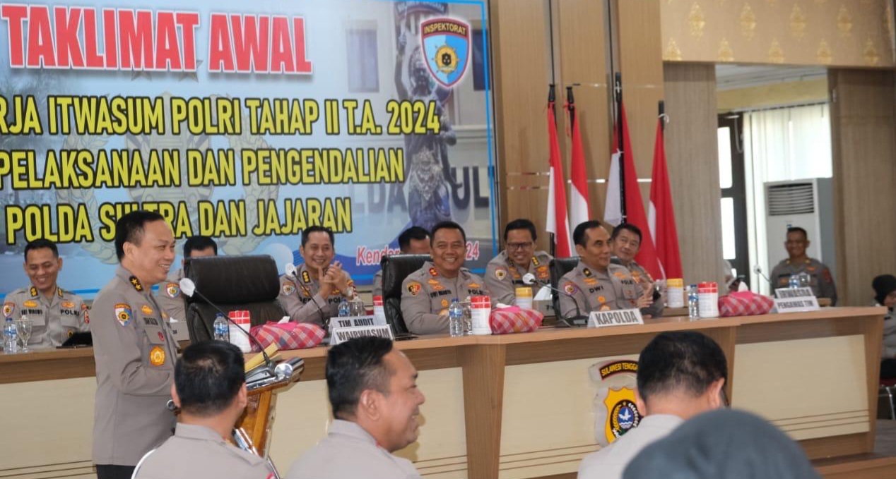Wairwasum Polri Buka Taklimat Awal Audit Kinerja di Polda Sulawesi Tenggara