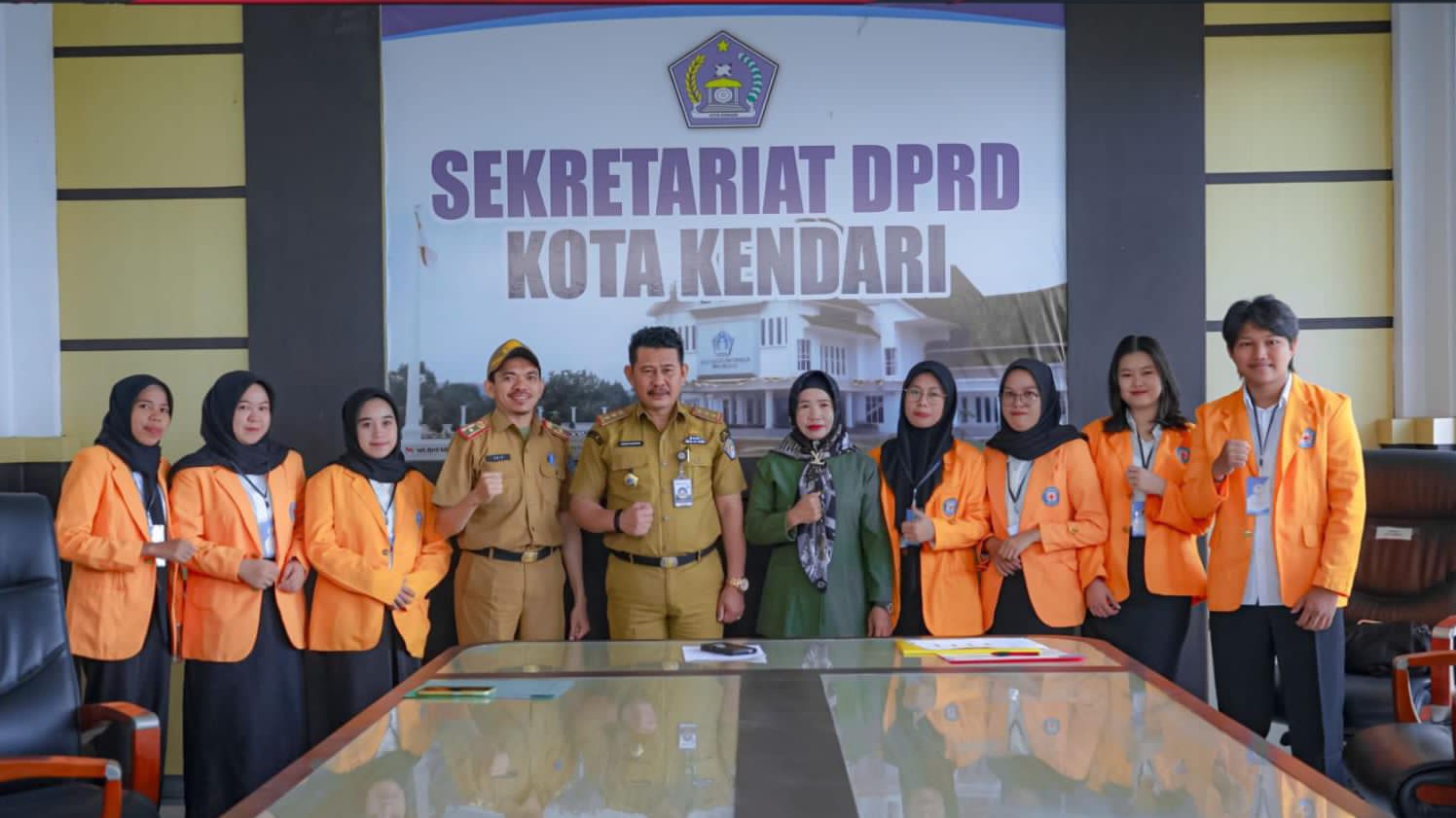 Sekretariat DPRD Kota Kendari Terima Mahasiswa Magang dan Siswa PKL