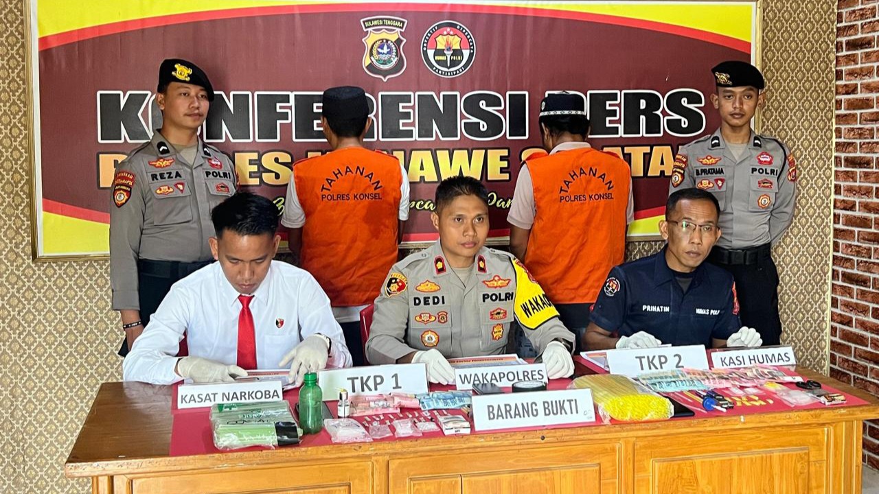 Kasus Sabu di Kendari dan Moramo Utara, Satresnarkoba Polres Konawe Selatan: Hanya Dua Orang Tersangka