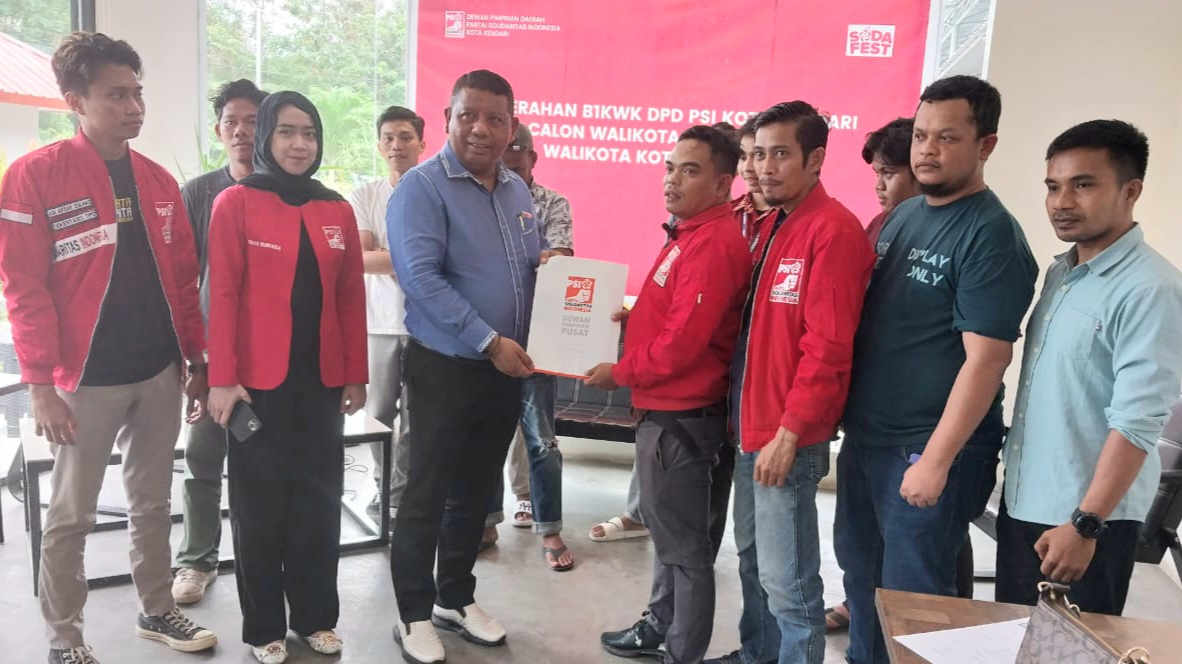 PSI Siap All Out Menangkan Pasangan Giona-Subhan di Pilwali Kota Kendari 2024