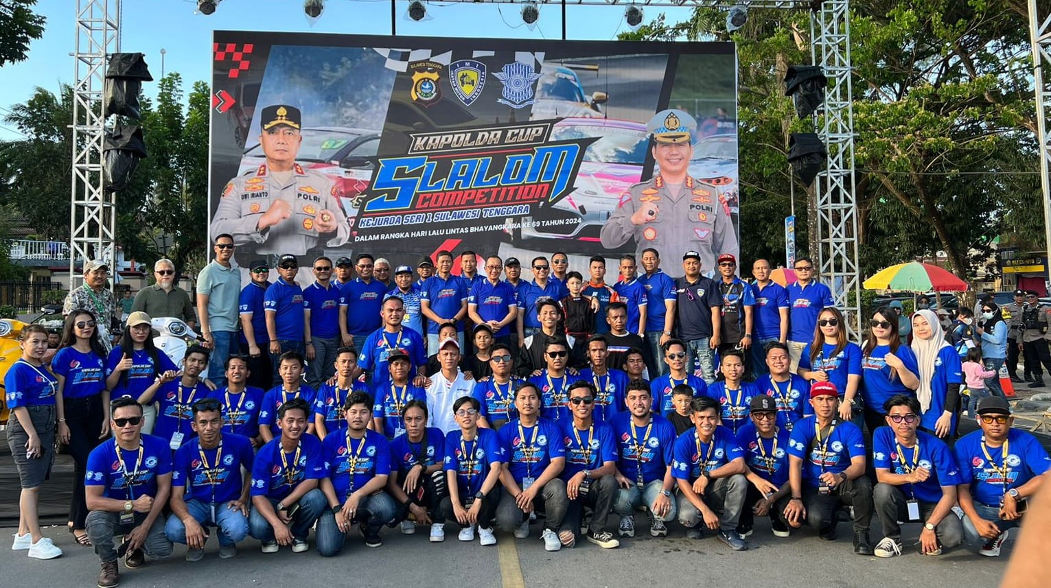 Cari Bibit Lokal Berprestasi, Slalom Competition Kapolda Cup I di Kendari Resmi Bergulir
