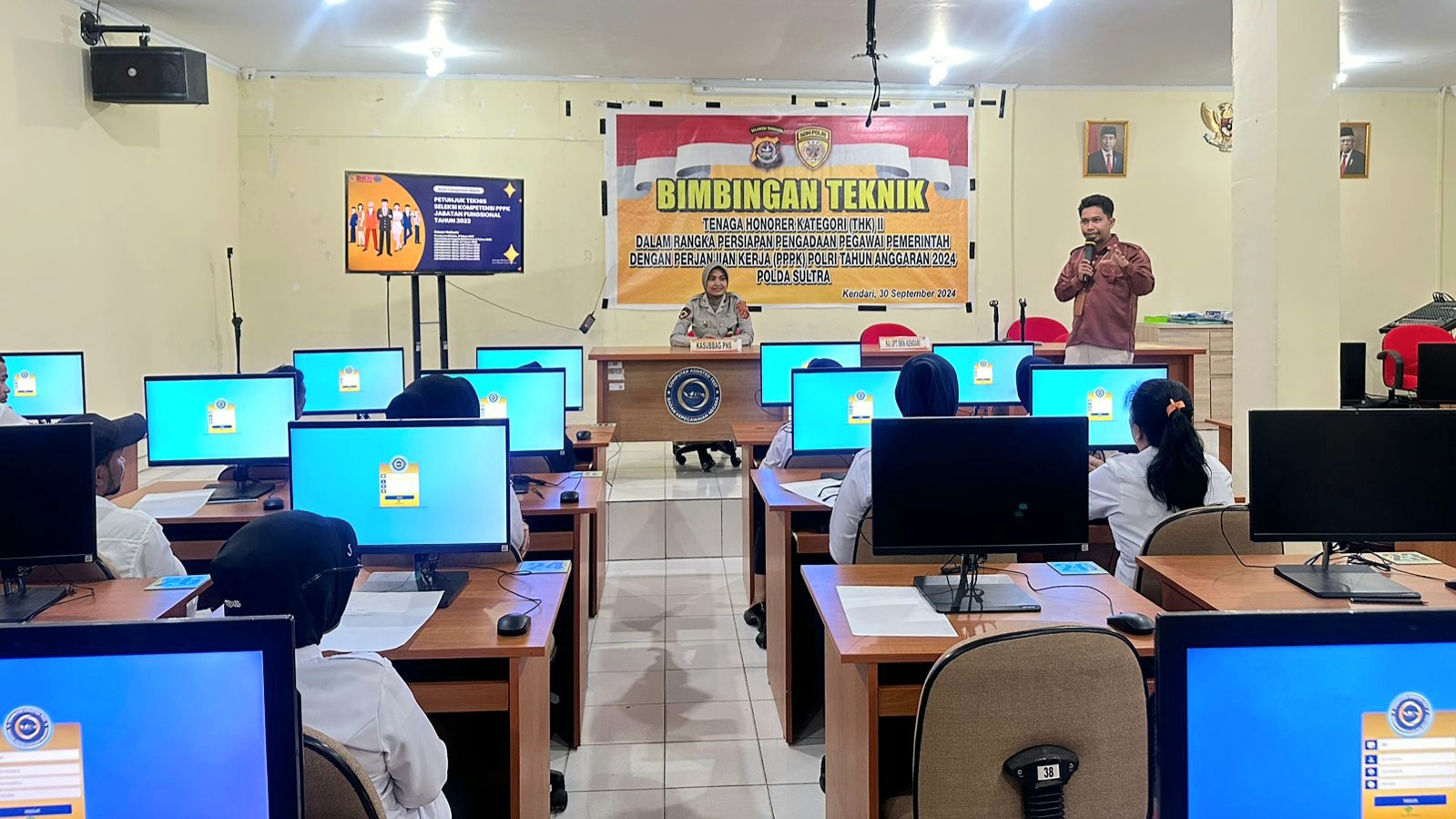 Polda Sultra Gelar Pelatihan Seleksi Kompetensi Calon Peserta PPPK Polri 2024 di Kendari
