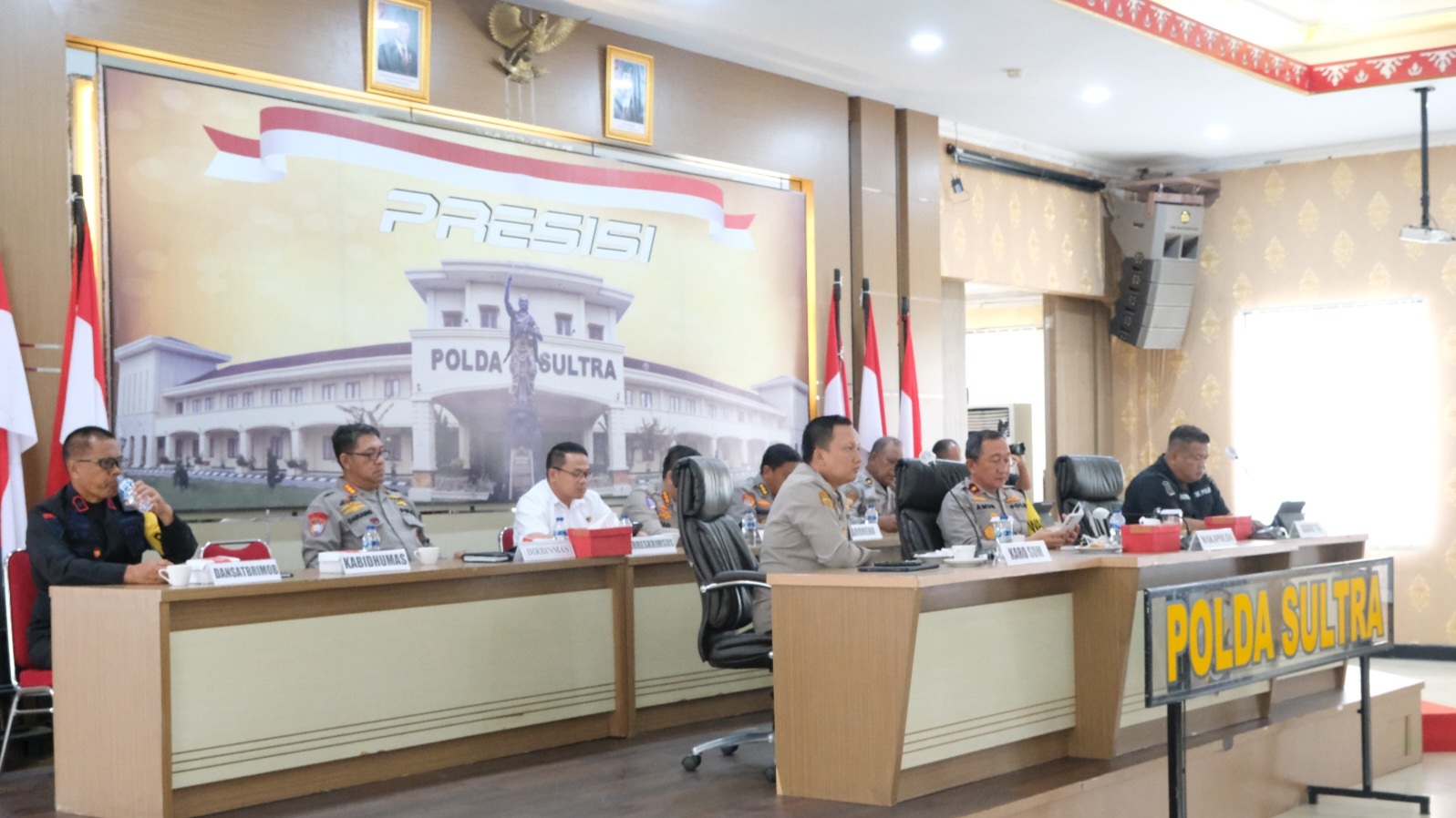 Polda Sulawesi Tenggara Ikuti Peluncuran Gerakan Nasional Pangan Merah Putih