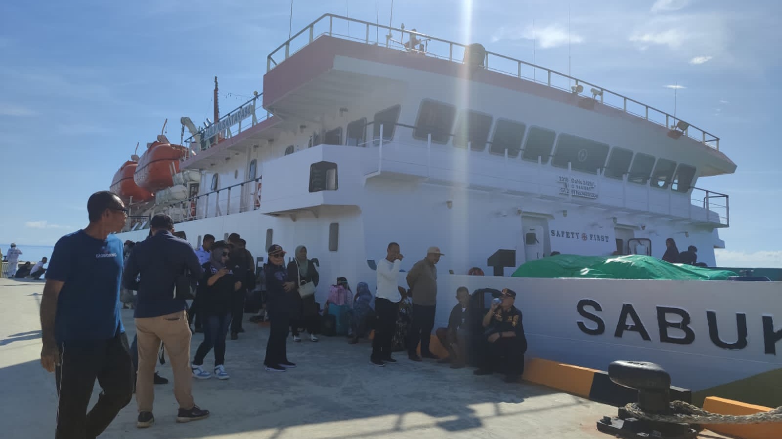 Dorong Ekonomi Masyarakat Konawe Kepulauan, KUPP Lapuko Uji Coba Sandar Pelabuhan Munse