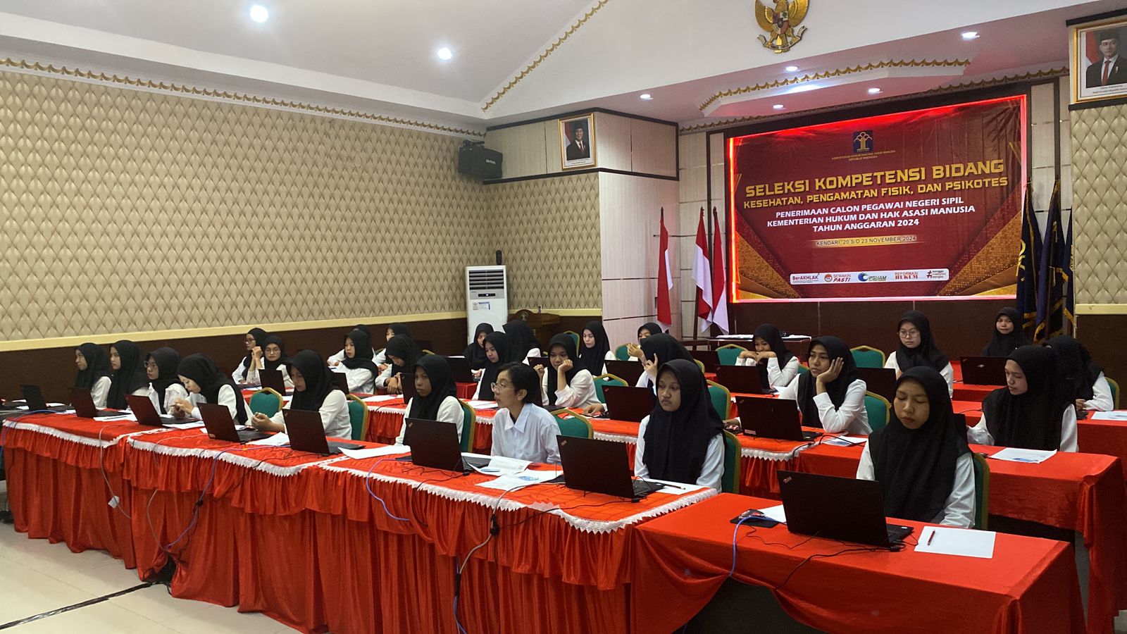 Kemenkumham Sultra Umumkan Hasil SKD CPNS, 420 Peserta Ikuti Tes SKB