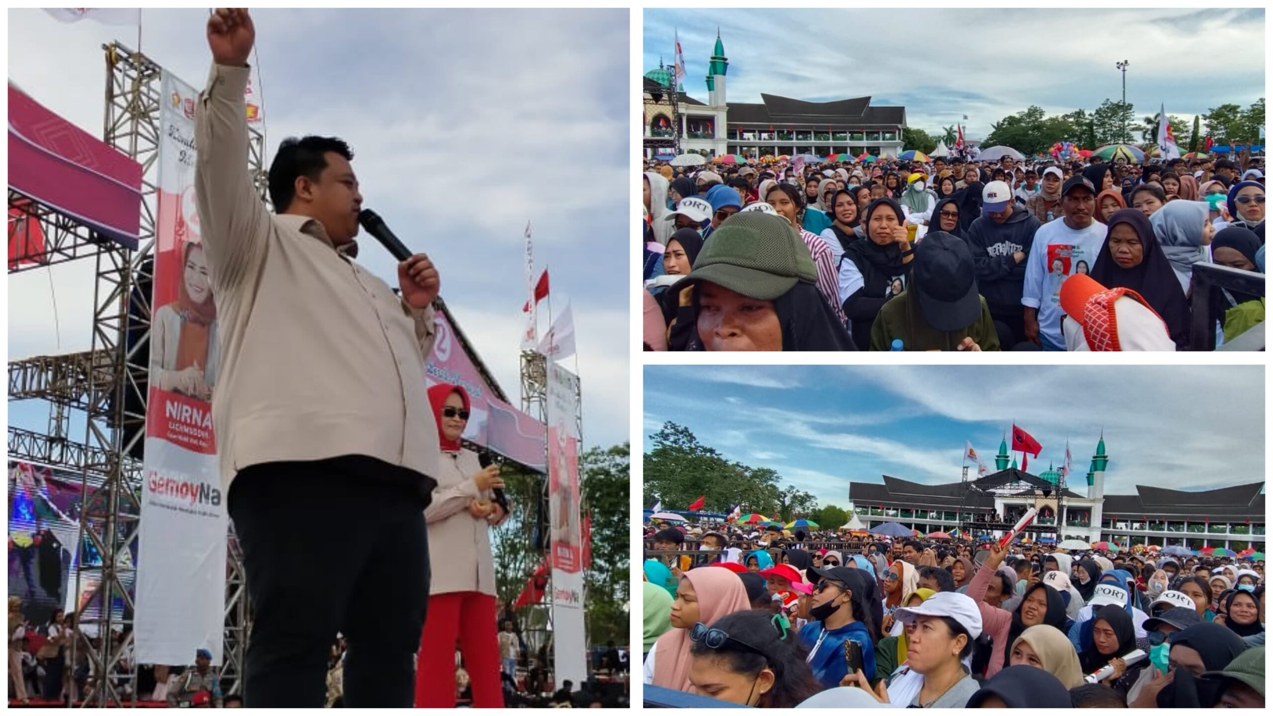 Kampanye Akbar Yudhi-Nirna Dihadiri Ribuan Pendukung