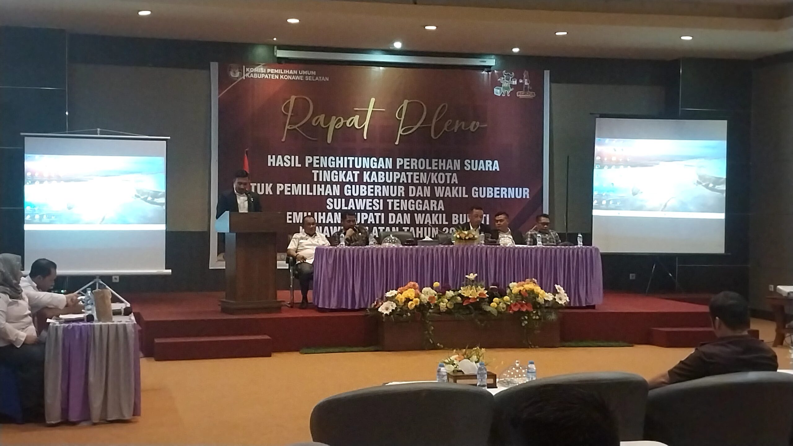 KPU Konawe Selatan Gelar Pleno Penghitungan Suara Pilkada 2024