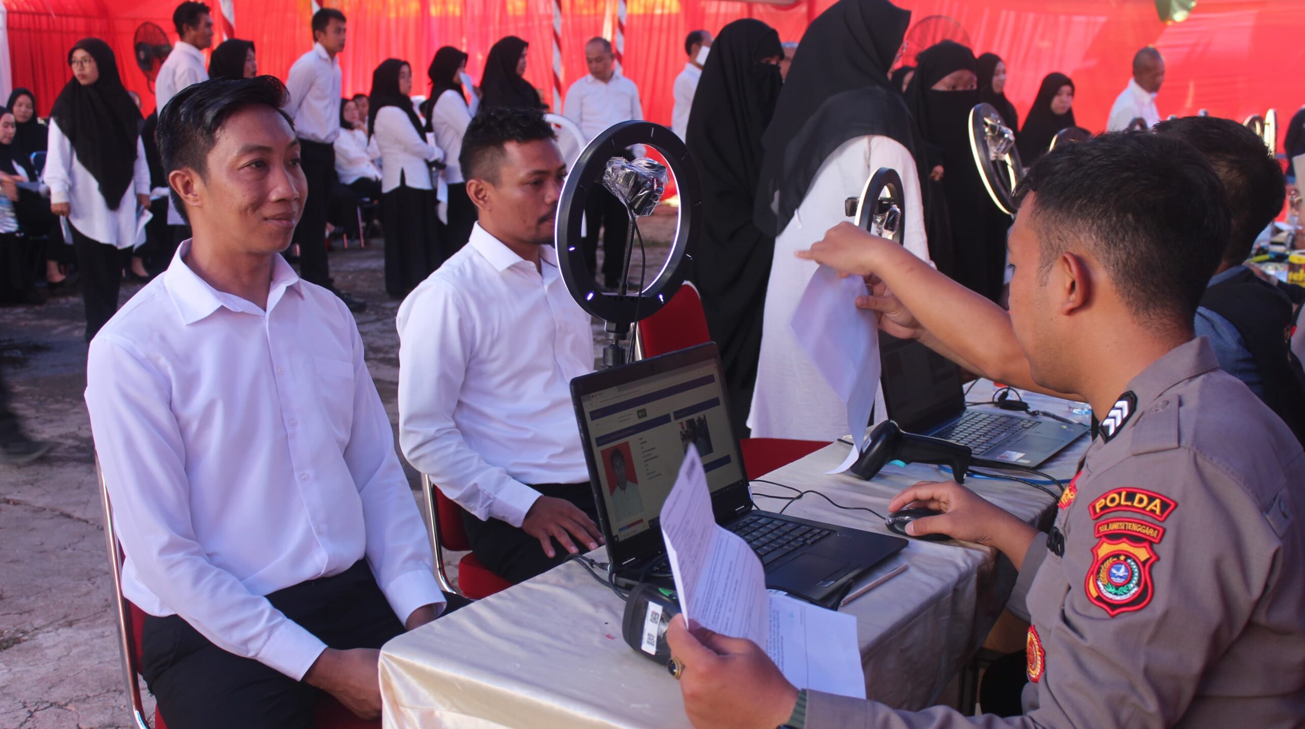Polda Sultra Seleksi Kompetensi PPPK Polri 2024 Melalui Ujian CAT