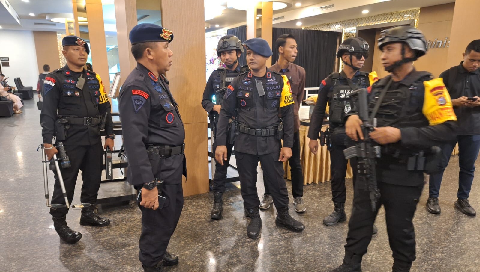 Ratusan Personel Polda Sultra Amankan Pleno Rekapitulasi Suara Hari Kedua