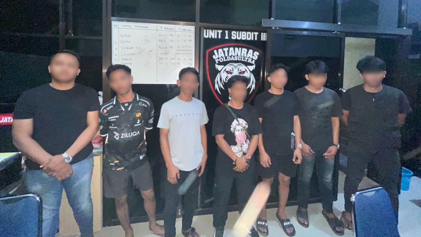 Tim Resmob Polda Sultra Amankan Tujuh Pelaku Judi Bingo di Kendari