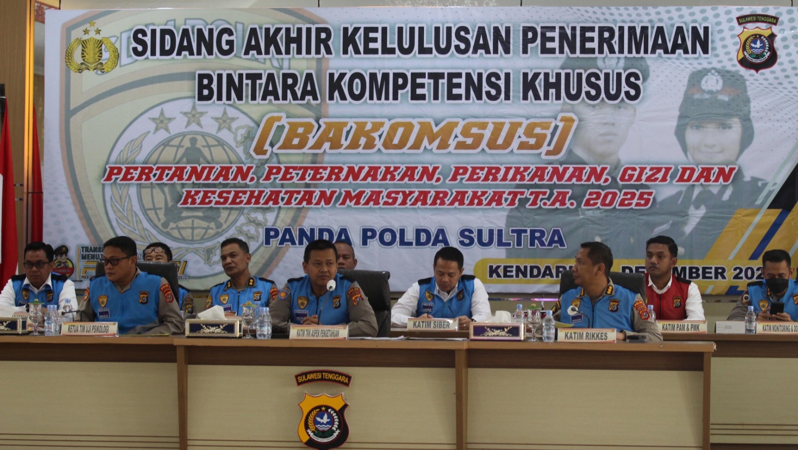 21 Peserta Lulus Penerimaan Bakomsus Polri di Polda Sultra