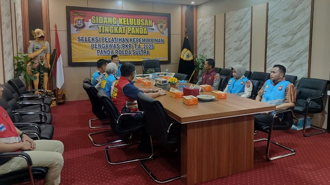 Polda Sultra Gelar Sidang Kelulusan Seleksi PKP PNS Polri 2025