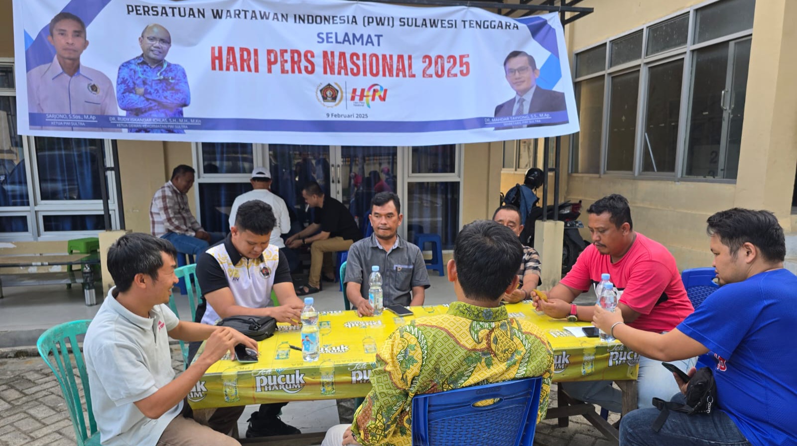 Sambut Hari Pers Nasional 2025, PWI Sulawesi Tenggara Gelar Lomba Domino