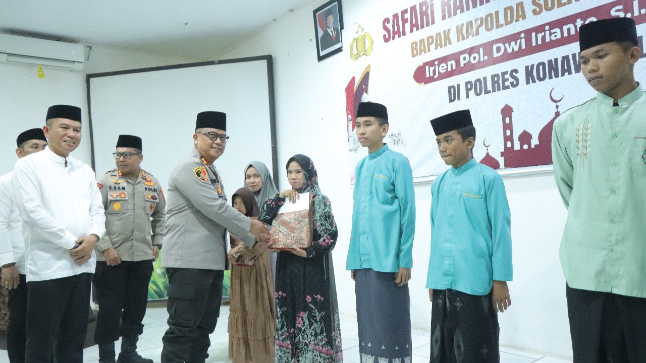 Safari Ramadan di Konawe Selatan, Kapolda Irjen Dwi Irianto Imbau Kapolres Dukung Kebijakan Pemda