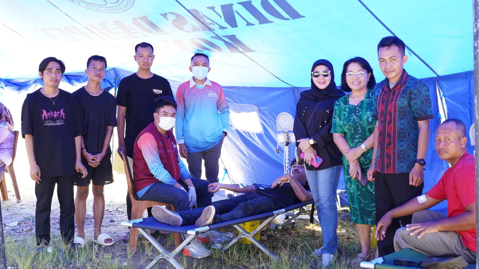 Dukung Ketersediaan Stok Darah Jelang Idulfitri, RSUD Konawe Selatan Gelar Donor Darah di Gereja Jemaat Konda-Lamomea