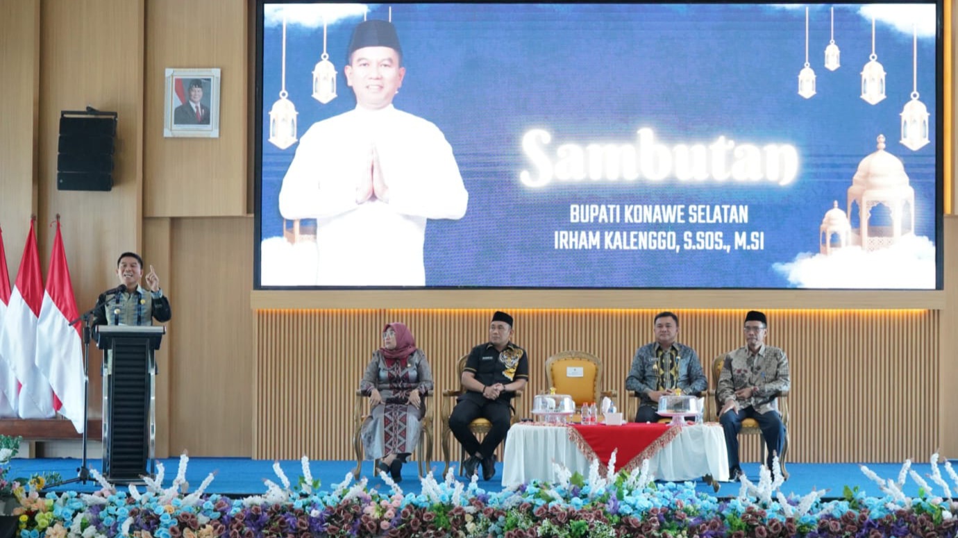 Gelar Halalbihalal, Bupati Irham Kalenggo Ajak ASN Sukseskan Program Konsel Setara