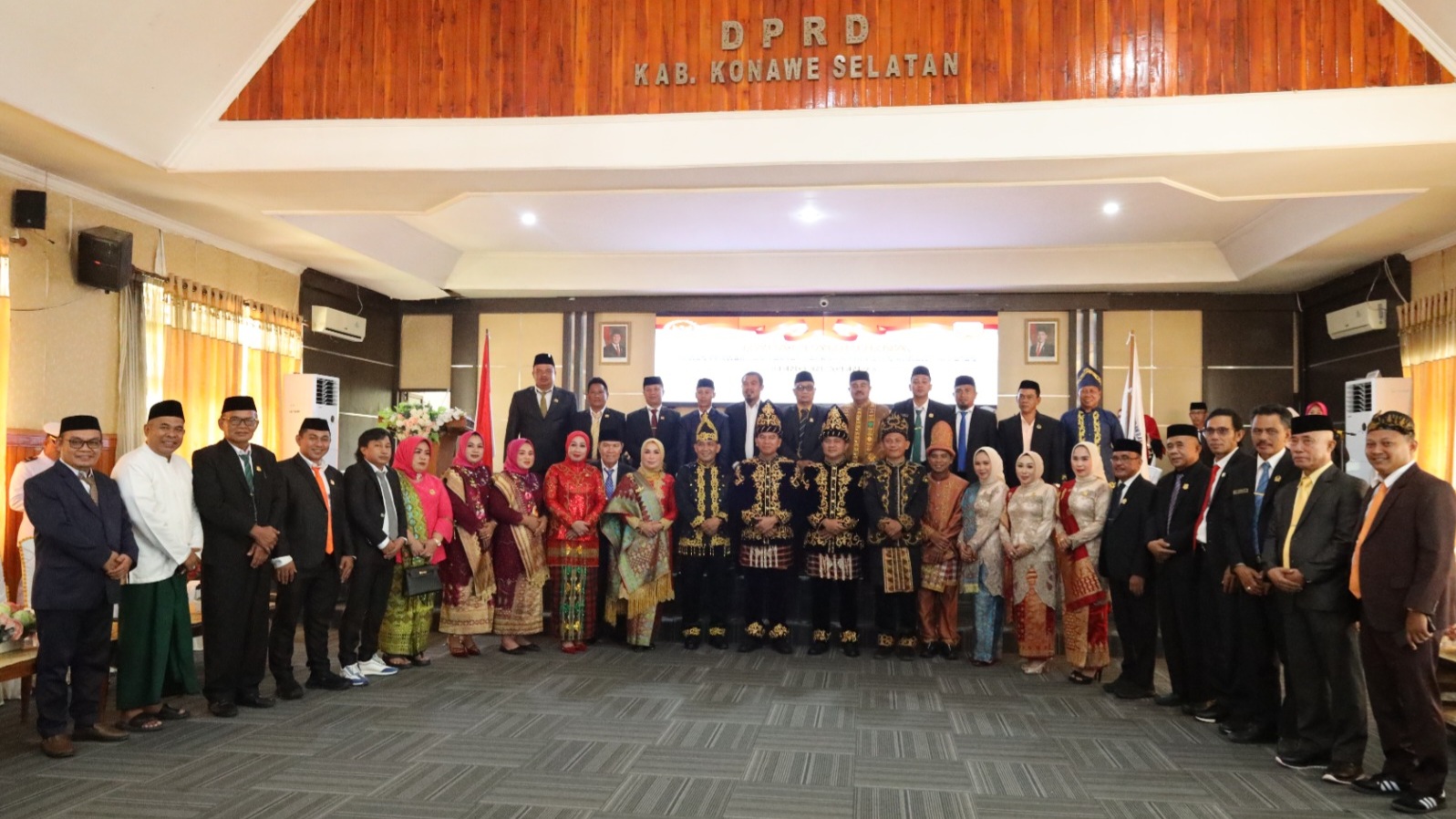 HUT Ke-22, Paripurna DPRD Konawe Selatan Dihadiri Langsung Bupati dan Wakil Bupati