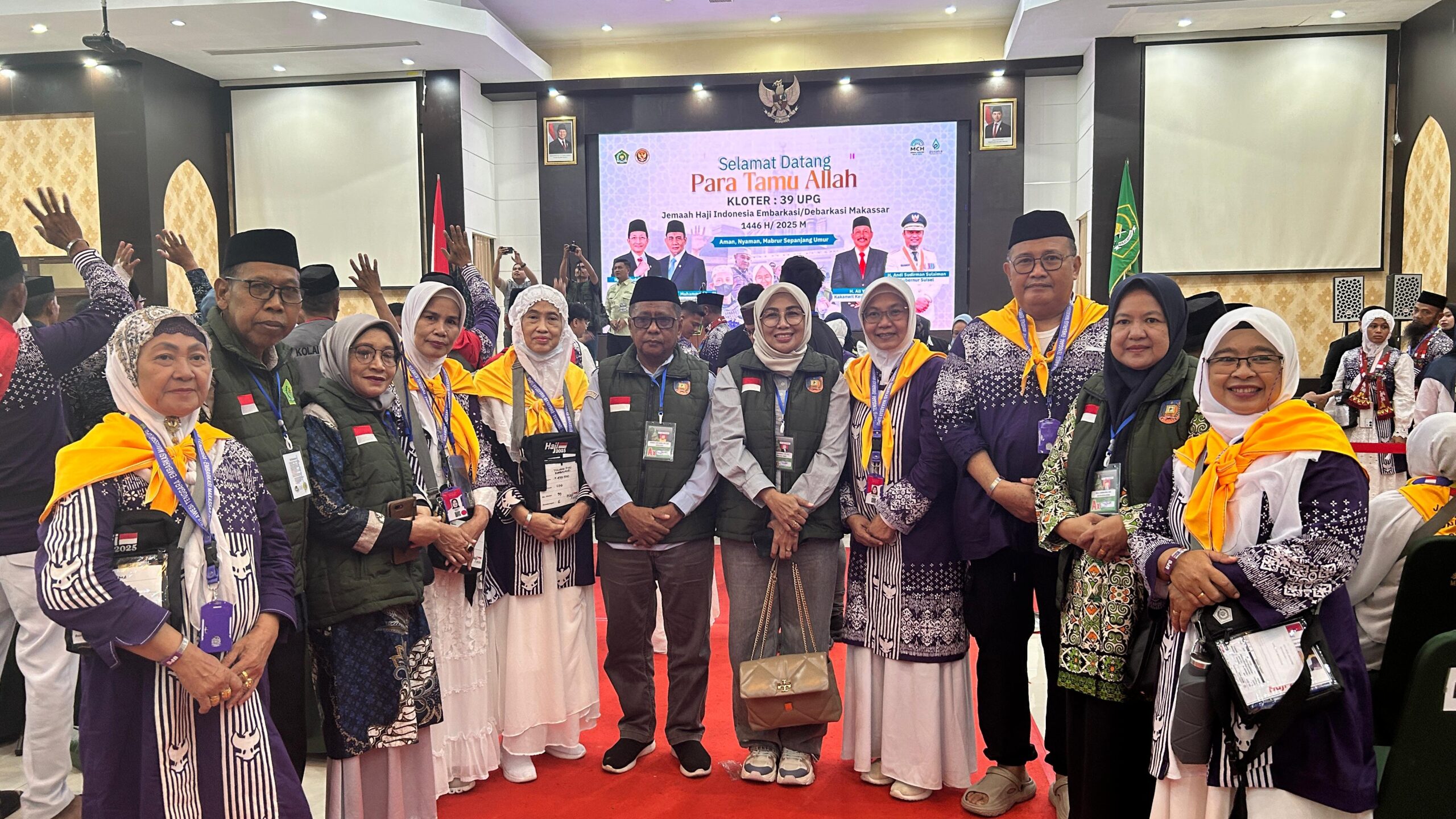 Tiba di Asrama Haji Makassar, 73 CJH Asal Konawe Selatan Siap Berangkat ke Tanah Suci