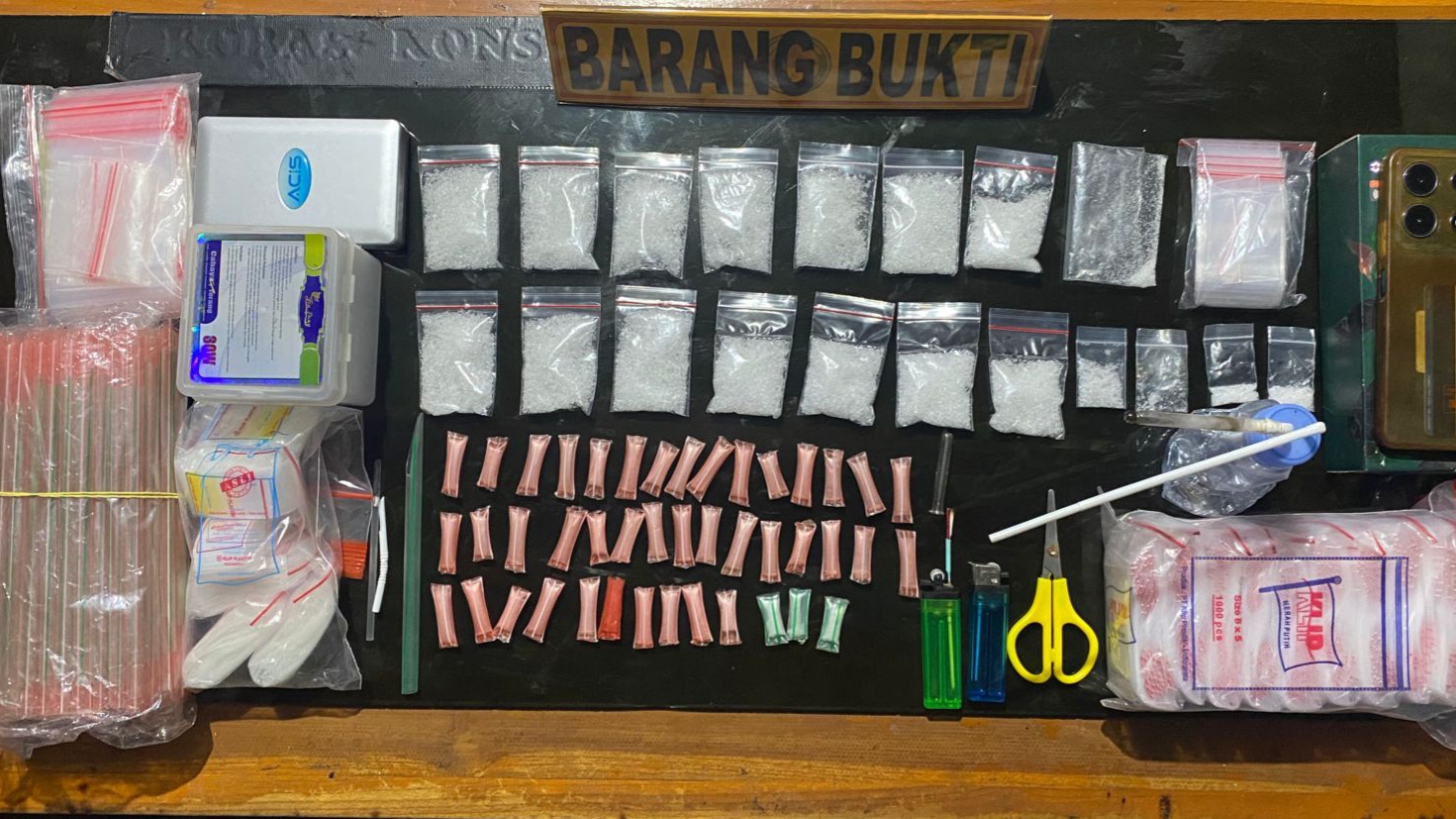 Simpan Sabu 164 Gram, Warga Sabulakoa Ditangkap Satresnarkoba Polres Konawe Selatan