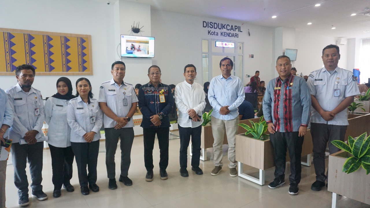 Sukseskan PDPB, KPU Kota Kendari Koordinasi dengan Disduk Capil