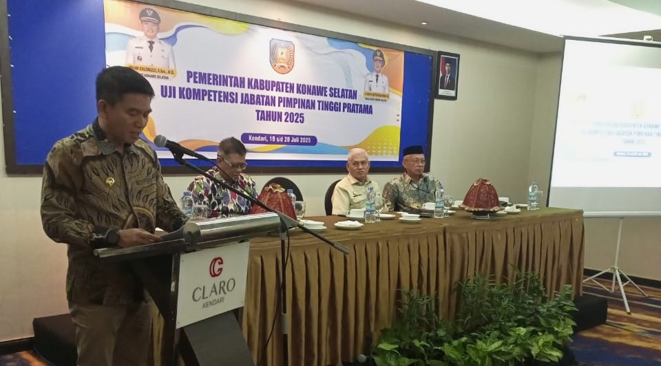Pastikan Pejabat Miliki Kapasitas dan Integritas, Bupati Konawe Selatan Buka Uji Kompetensi JPTP